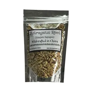 Reiki Charged Astragalus Root Wildcrafted in China Loose Leaf Dried 2 oz bag Small Sample DIY Decor