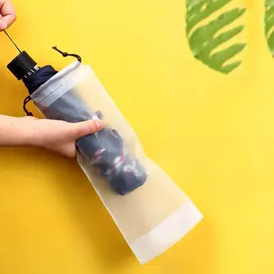 Reusable Portable Umbrella Storage Bag, 2/5/10pcs Waterproof Drawstring Storage Bag, Home Storage Organizer for Outdoor, Multifunctional Storage Bag