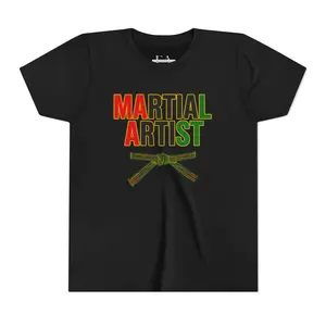 Martial Artist (Pan-African Colors) Youth Short Sleeve Tee