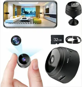 Wireless Mini Camera 4K – Magnetic Security Cam with Night Vision, AI Detection | Dual Power Mode | 32GB Max | Smart APP Control