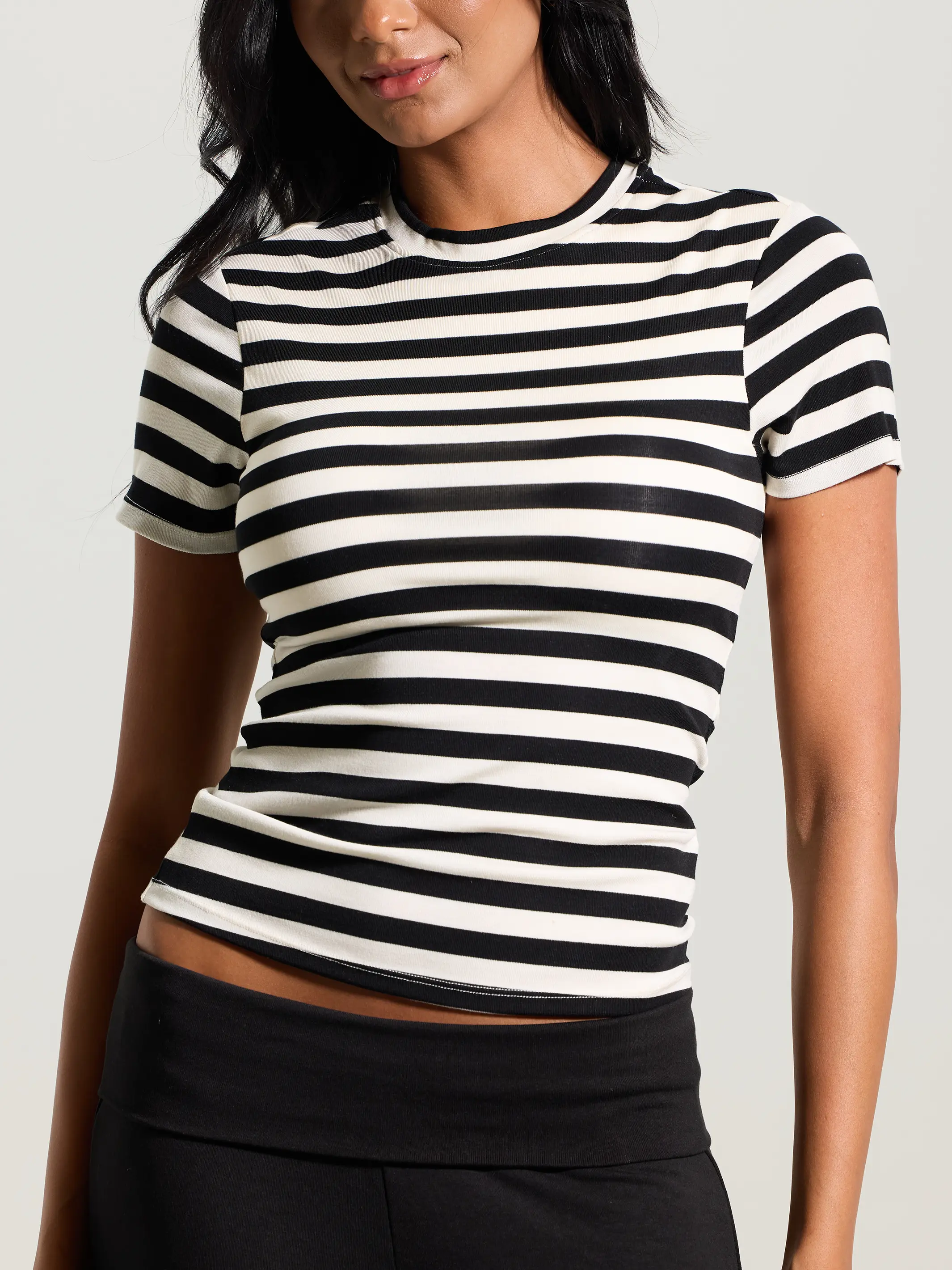Black and Cream Stripes
