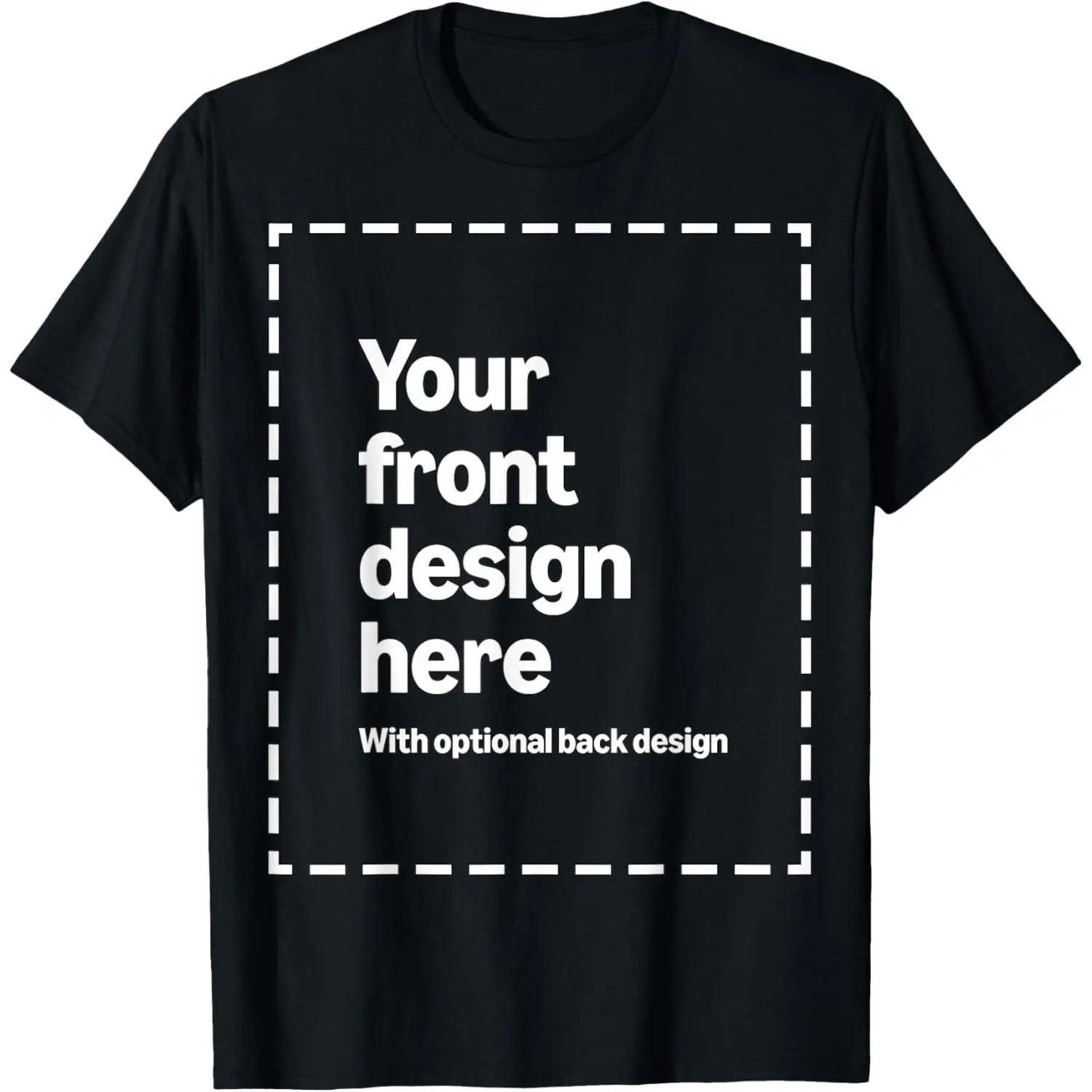 Custom Front & Back Print T-Shirt with Your Image for Men, Women and Kids by Modify by Amazon Merch on Demand