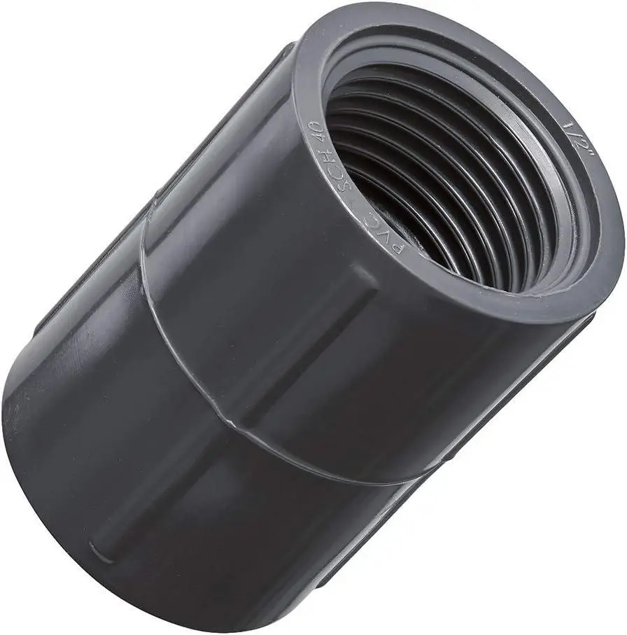 1/2" PVC Coupler 1/2" PVC Coupler