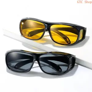 3-Pack Unisex Night Vision Driving Sunglasses, UV Protective Car Driving Goggles with Anti-Glare Lenses, Versatile Eyewear Perfect for Daytime & Nighttime Driving Use outdoorfun