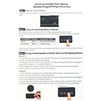 Garage Remote Control User Manual