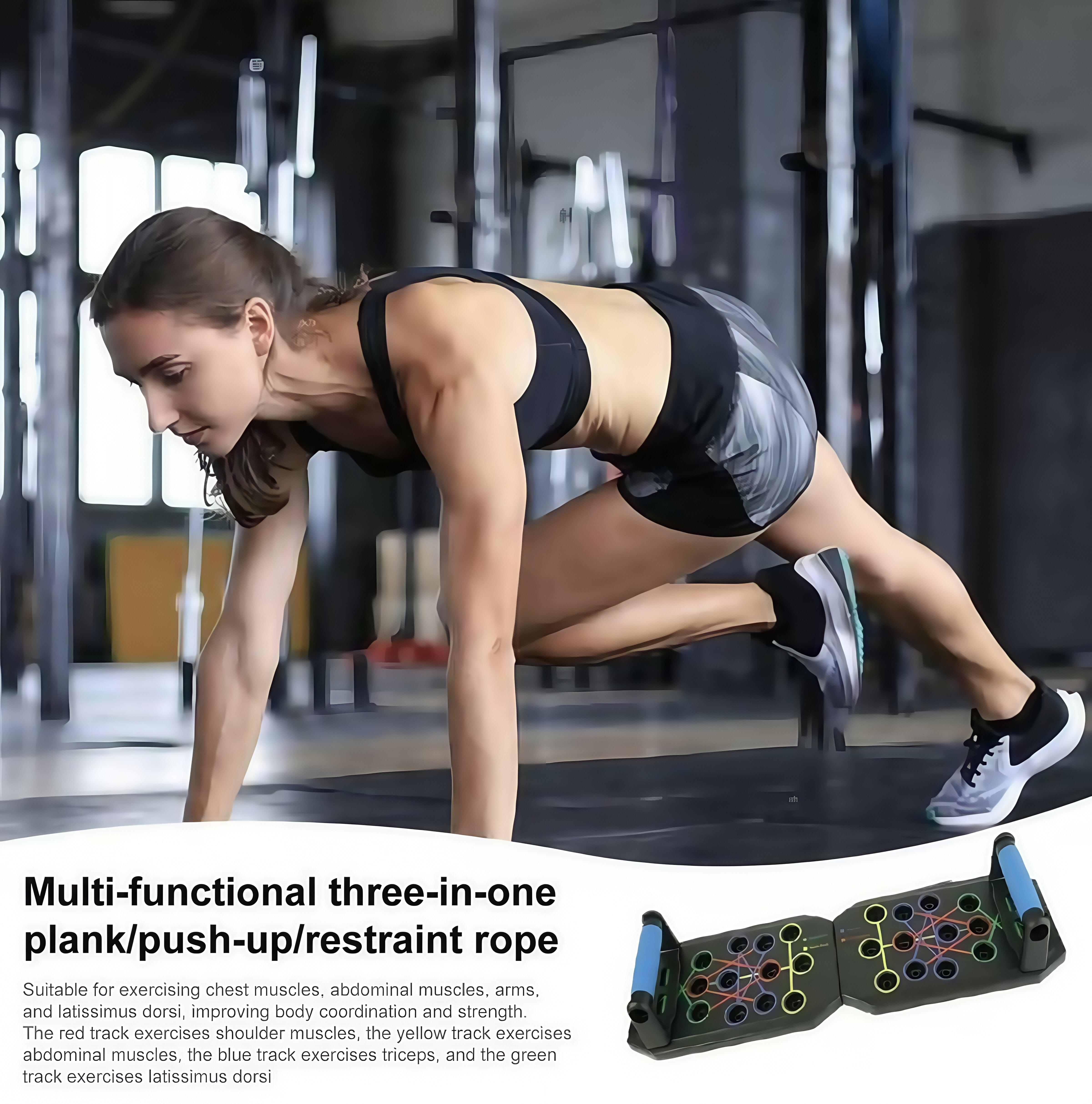 Push Up Board,  Push-up Board Training Set,Abdominal And Chest Muscle Strength Training Equipment for Men & Women, Fitness Enthusiasts, Upper Body Strength, Portable Fitness Equipment For Home Gym