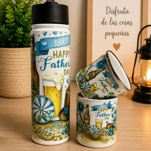 NORELD  Gift Set | Tumbler, Coffee Mug & Enamel Mug | Personalized Gift for Dad