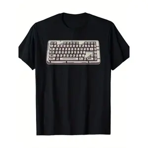 Programmer Keyboard Coding Software Engineer-Programmer T-shirt 1-100% Cotton-220G