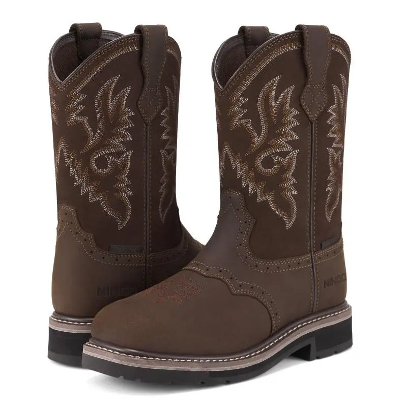 Steel Toe Dark Brown