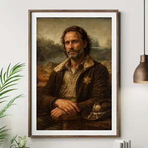 Rick Mona Lisa Poster, Meme Grimes Mona Lisa Movie Poster