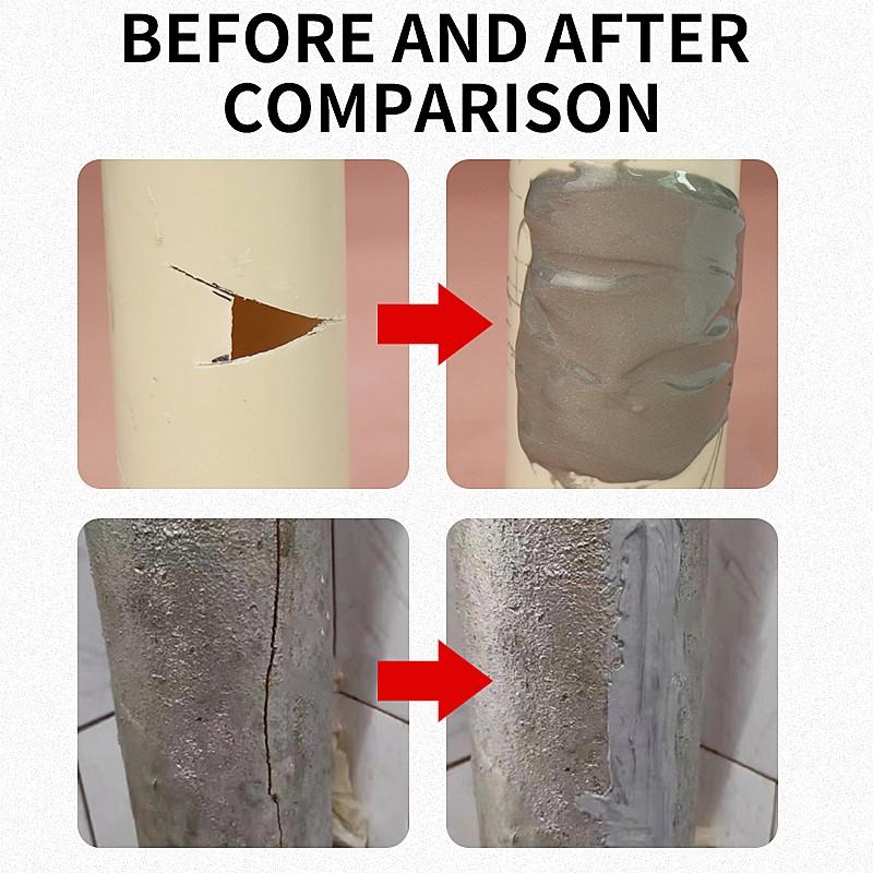 Leak Repair Glue for Pipes, Metal & Plastic Pipe Sealing, Radiator Leak Prevention, Various Pipe Plugging Solution