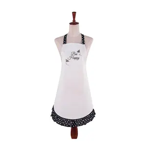 Bee Happy Spring Apron with Ruffles by Valerie