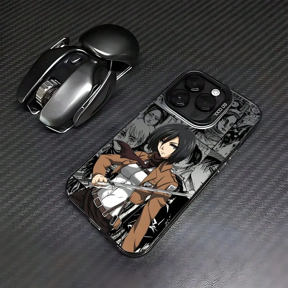 cool Anime A-Attack on T-Titan Durable phone case Compatible with iPhone 17/16/15/14/13/12/11/Pro/ProMax/Plus/17Air/Xsmax, for Samsung S25/S24/S23/S22/Plus/Ultra/Fe, Anti-Drop Matte Back Cover, Shockproof Cover, Trendy Cases, Uv Printed, Birthday Gift