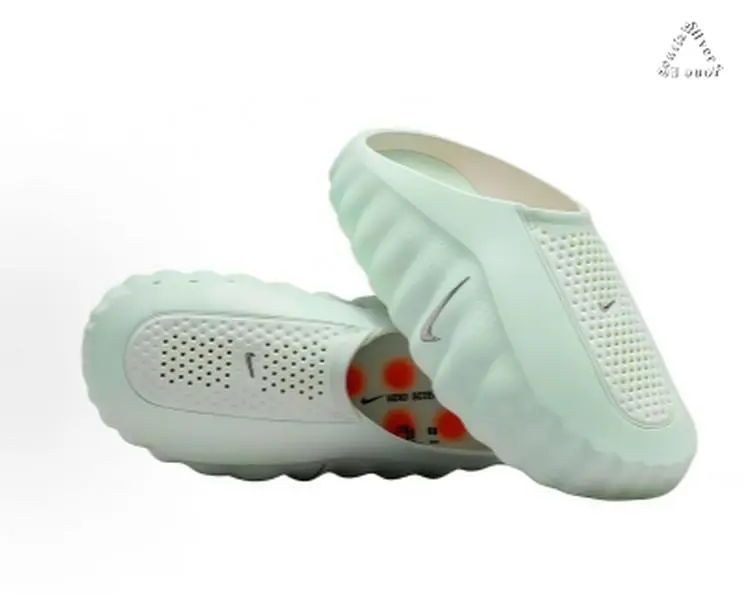 Light Green Foam Athletic Recovery Slide