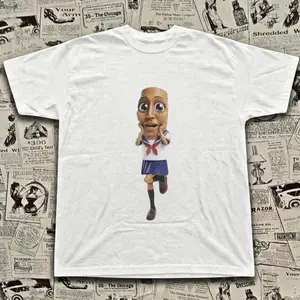 Gildan Men's And Women's T-Shirt, Funny Tung Tung Tung Anime Girl Parody T-Shirt Meme Graphic Tee, Animal T-Shirt, Unisex Vintage Graphic Tees Gothic Grunge Y2k Emo Scene Amity Affliction Style Clothes Men Women Streetwear Summer