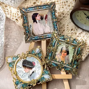 Vintage Border Stickers Pack, Creative DIY Planner Journal Accessories, Scrapbooking Supplies, 10pcs/pack, Perfect for Handmade Projects, Handmade Crafts