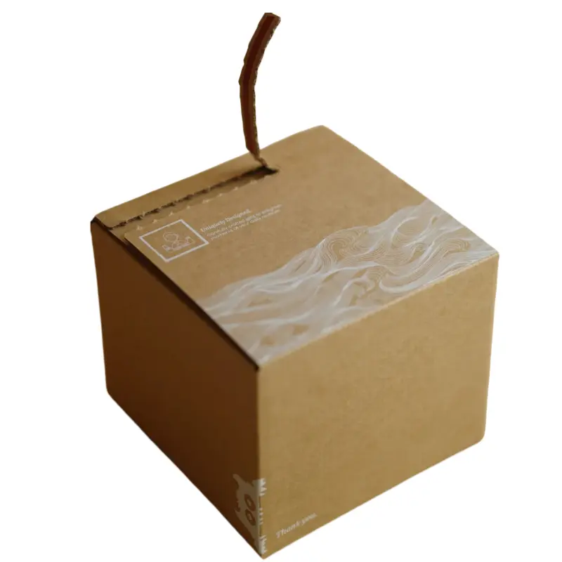 Customized eco-friendly tear-off corrugated boxes for e-commerce products