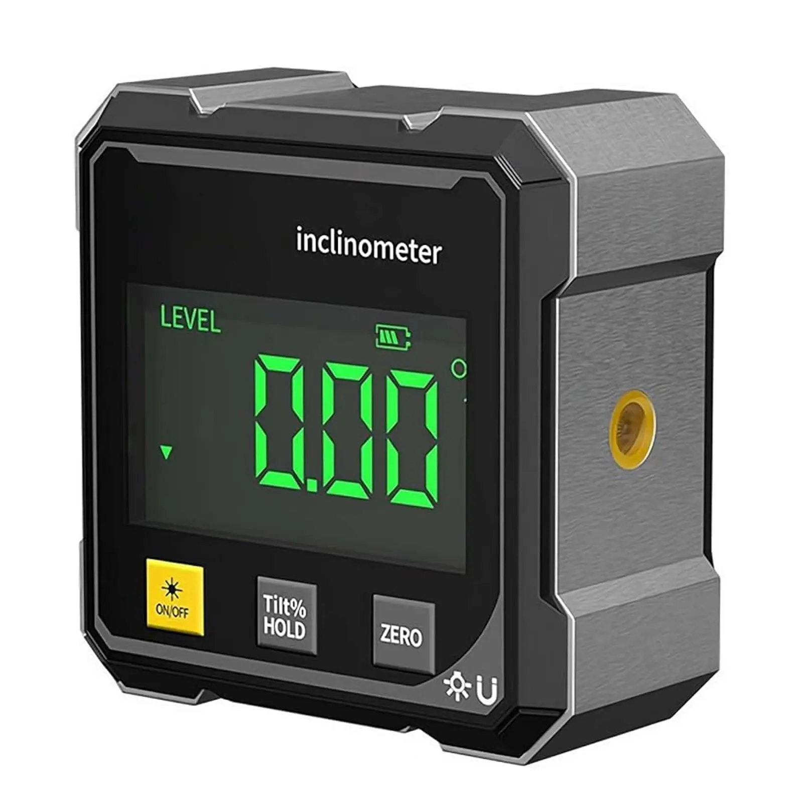 Digital Angle Finder, 4-Side Magnetic Digital Angle Gauge Electronic Protractor Horizontometer Inclinometer Ruler Slope Measuring,Angle Finder summerwins