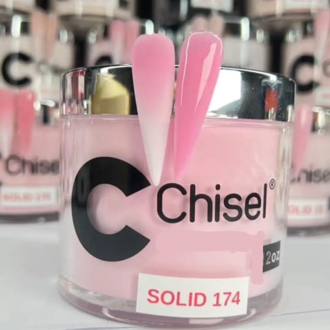 Chisel Acrylic Powder 2oz Solid 174 for Nail Art Chisel Acrylic Powder 2oz Solid 174 for Nail Art