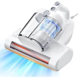 Vacuum Cleaner for Mattress and Bed with 16Kpa Suction 253.7nm UV-C Light 40000 Rpm/Min Brushroll Rotation HEPA Filter Heating Tech Includes A Spare Filter 600W (Ultra-UVC-K16 Corded)