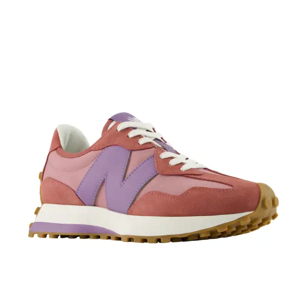 New Balance Women's 327 Rose/White