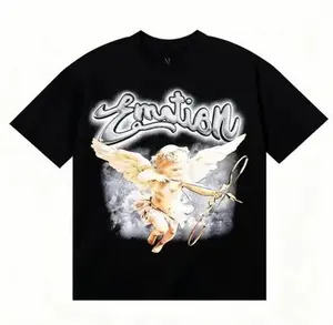 SUAIGOZI-Black “Rhinestone” Cropped Tee crazy men anime family group pioneer seed shirt