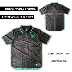 BRAZIL REDEEMER ̣94 THIRD JERSEY , Breathable Lightweight Stretch Training Shirt, Team Football/Soccer Jersey For Men & Women Fans Collection, Team Uniforms, Soccer Jersey Shirt