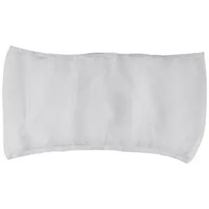 Bird Cage Cover Seed Catcher Bird Cage Mesh Net Cover Skirt Guard (White-M)