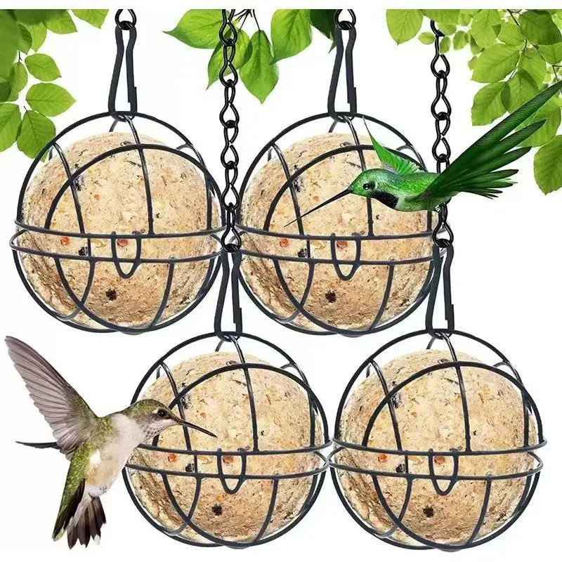 2026 Metal Hanging Bird Feeder, Multi-Port Feeding Ports, Chain ...