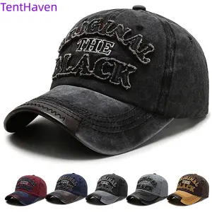 Unisex Adults' 2026 Embroidered Letter Water-Washed Retro Duck Tongue Sunshade Hat for Outdoor Sports, Spring & Autumn Hats for Women