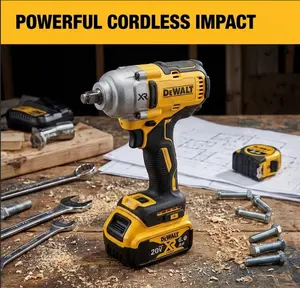 DEWALT DCF900 Impact Wrench 1/2" Inch High Torque With Hog Ring Anvil 20V Brushless Cordless Wrench Dewalt Power Tools