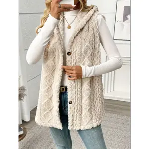 Women's solid color sleeveless hooded down jacket vest, new autumn and winter products, casual loose jacket, women's fashionable jacketRAIMENTRY