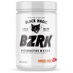 Black Magic BZRK High Potency Pre Workout - High Stim, Crazy Pumps, Tunnel Vision Focus
