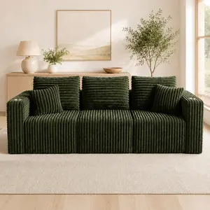 104&70" Modular Boneless Sectional Couch Oversized Deep-Seat No Assembly Required Suitable for Living room/Bedroom/Apartment 0020GE