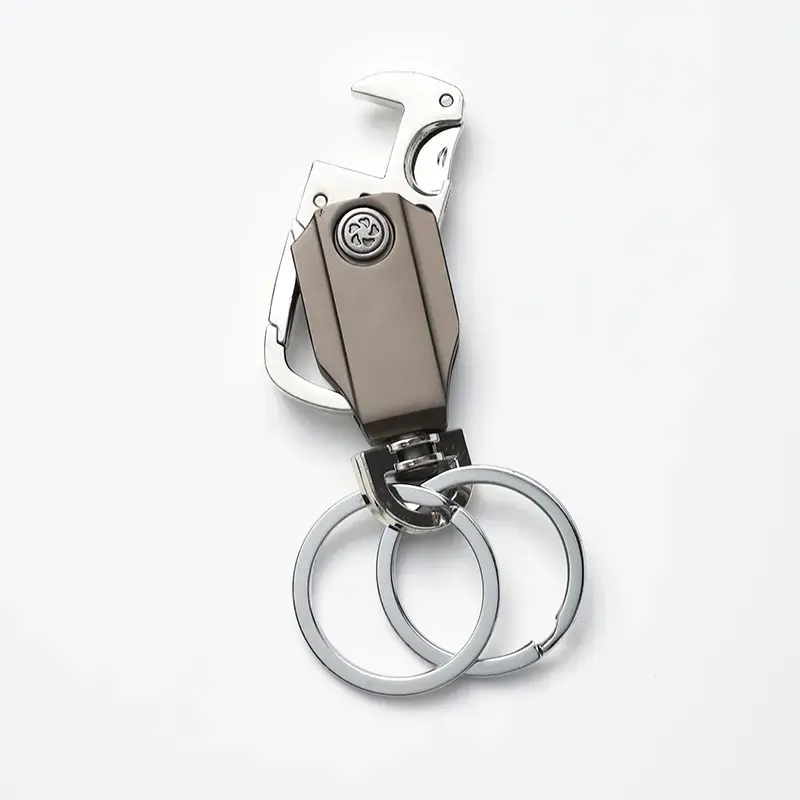 5-in-1 Multitool Keychain - Unboxing and Stress Relief, Car Keychains, Key Charms, Fidget Spinner Keychains, Portable Bottle Openers, Package Openers, Phone Stands, Stress-Relief Gifts, Pressure-sensitive Small Gift, Christmas Gift, Men, Home Use