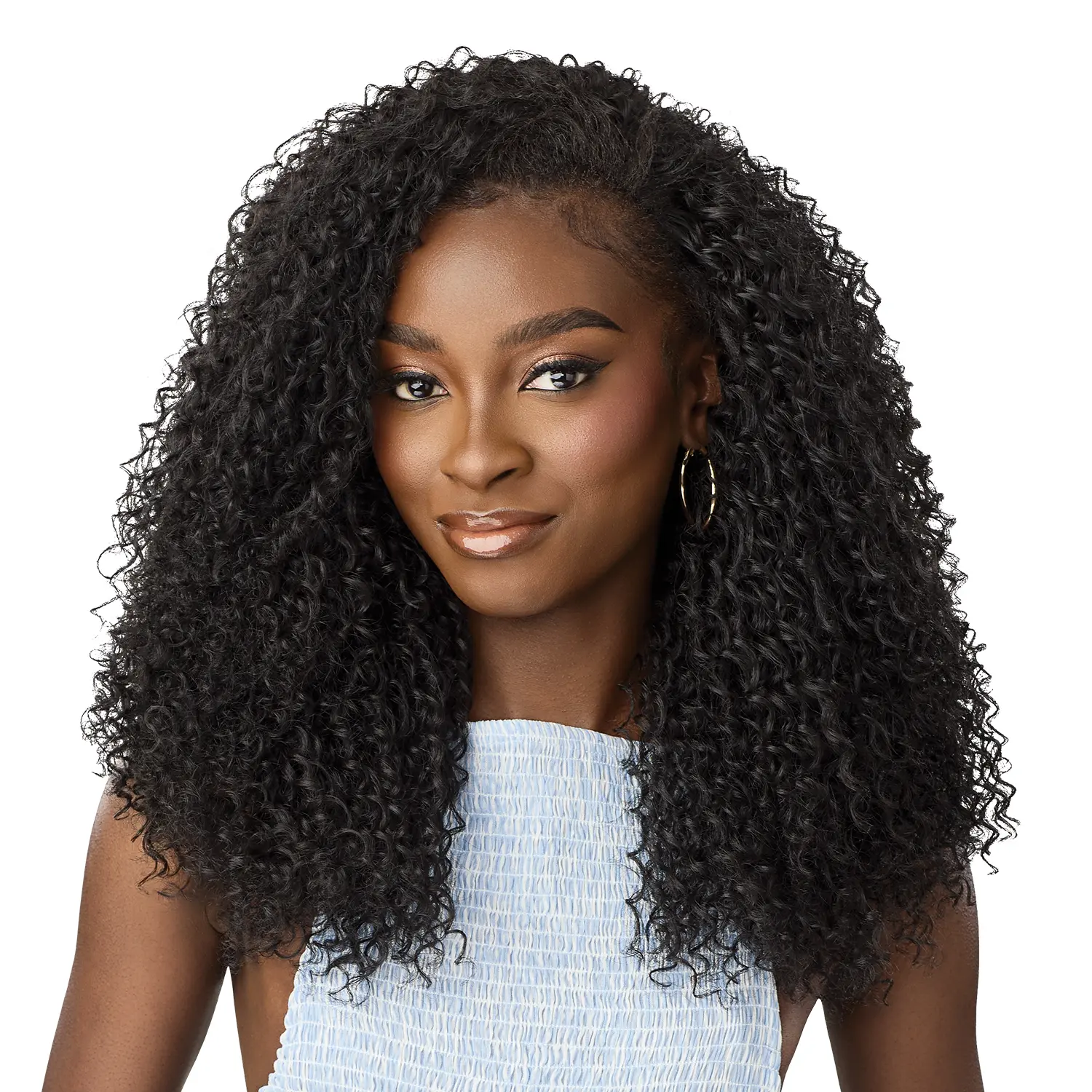 Outre Half Wig Quick Weave 3C Whirly Curls