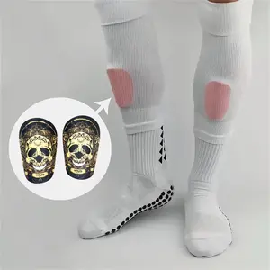 Cool Skull Football Shin Pads Breathable Secure Fit Soccer Protection for Adult Youth Academy Daily Practice Comfortable Sports Gear  Essentials for the World Cup