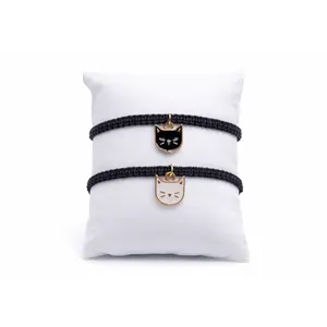 Cat Macrame Friendship Bracelet