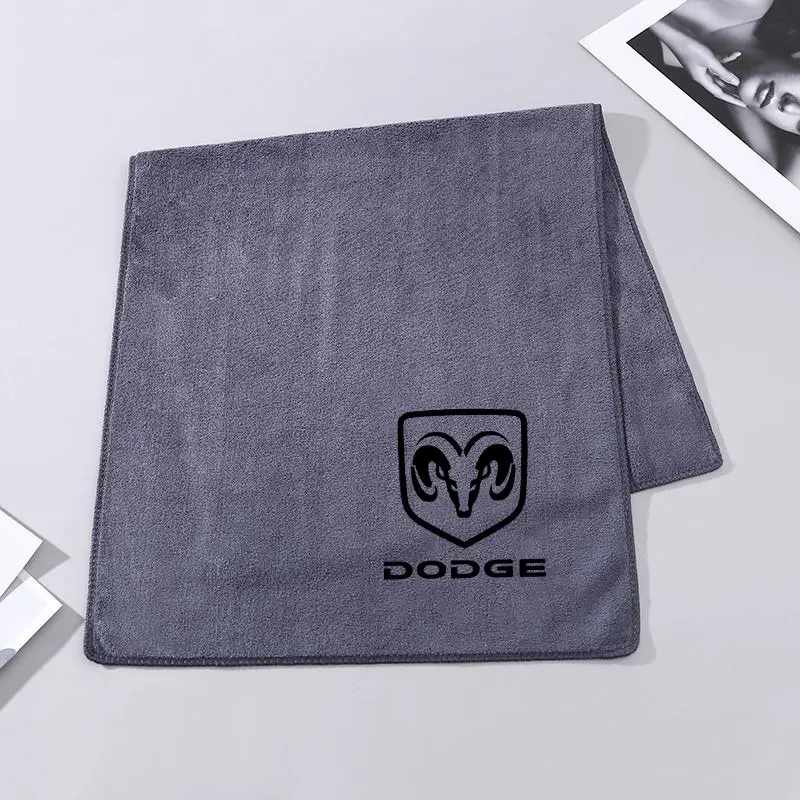 Microfiber Car Wash Towel Cleaning Drying Cloth For Dodge Durango Hornet Charger Daytona Challenger SRT Hellcat‌ RAM Journe Car Accessories