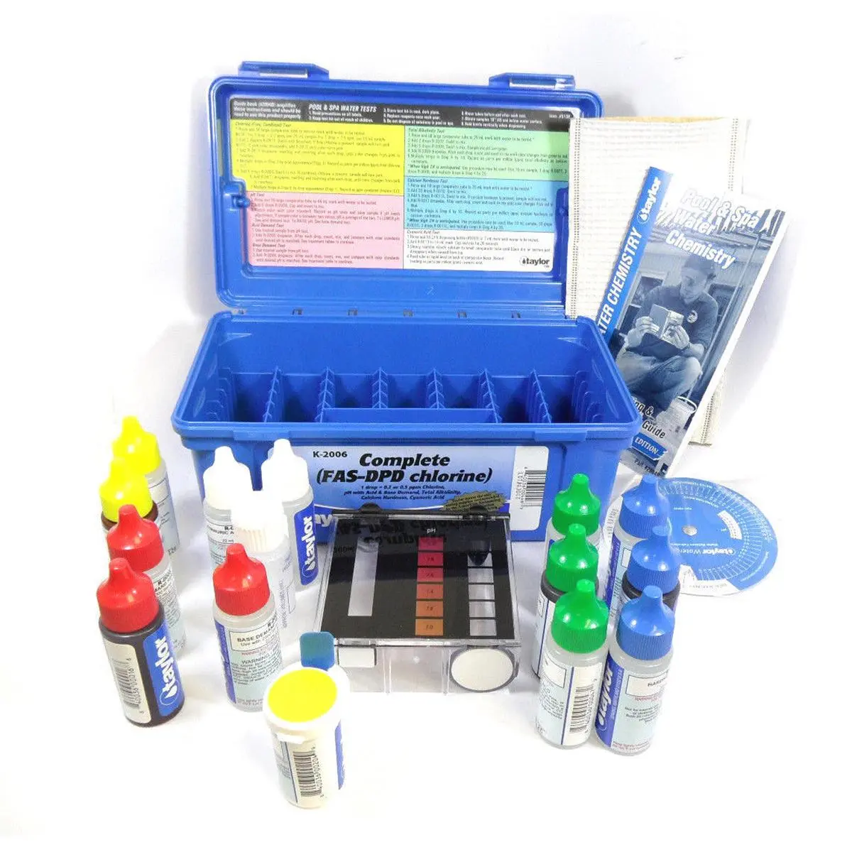Taylor Technologies Complete Chlorine Pool & Spa Water FAS-DPD Test Kit