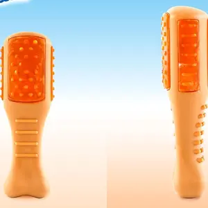 Chew ‘n Clean Chew Toy and Treat in One Chicken Flavored Drumstick Dog Toy, Small