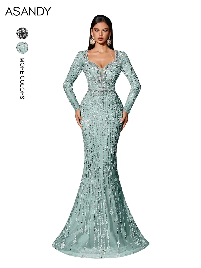long sleeve wedding guest green dress - TikTok Shop long sleeve wedding guest green dress - TikTok Shop