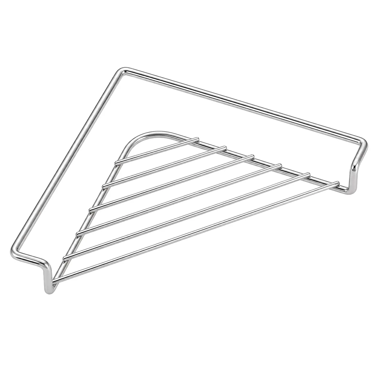 Stainless Steel Triangle Rack for Kitchen Organization and Storage