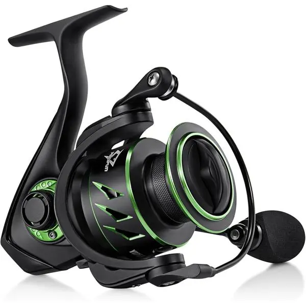 Viper X Spinning Reels, Carbon Fiber 33LBs Max Drag, 10+1 Shielded BB, Saltwater Freshwater Spinning Fishing Reel, 5.2:1/6.2:1