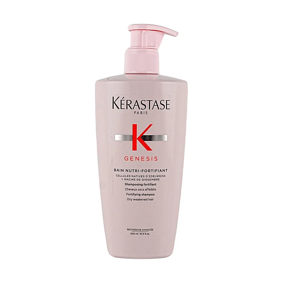 Kérastase Genesis Bain Hydra-Fortifiant Shampoo for Dry Hair - 500ml | Anti-Hair Fall, Strengthens Strands