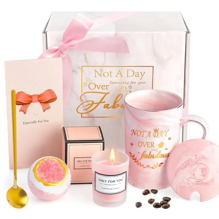 Gifts for Women Ocean Relaxation Spa Gift Pack - Perfect Gift for Special Day, Personalized Gift, Unique Gift Set for Mom,Birthday Gifts for Mother in Law New Mommy, Acrylic Night Lights from Daughter SummerWins,DFYD,deals for you,mid year sale,restock