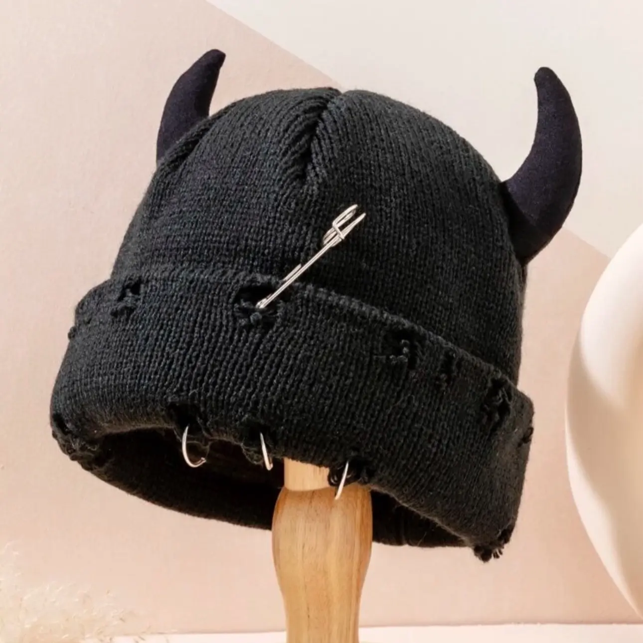 Black Horn Hat Halloween