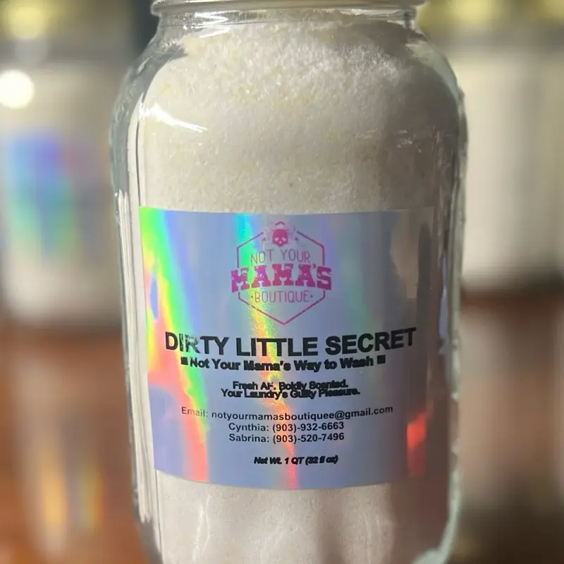 Not Your Mama's Boutique Dirty Little Secret Laundry Detergent Fresh Air Boldly Scented Your Laundry's Only Pleasure