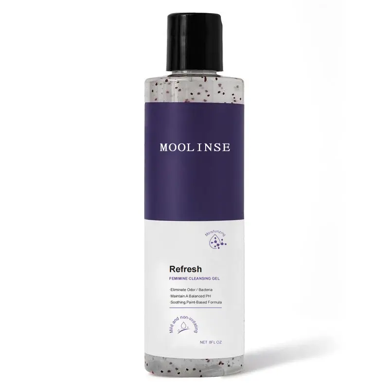Natural Feminine Intimate Shower Gel - 8 oz Body Care Cleanser for Gentle Cleansing, pH Balance Refreshment, Smooth Hydration, Moisturizing Skin Nourishment, Moisturize