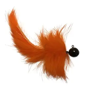 5 PACK – Orange 1/4 oz Twitching Jigs (Salmon, Steelhead, Bull Trout, Trout)